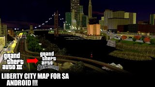 LIBERTY CITY MAP FOR GTA SA | Gta Sa Mod Map Liberty City | Mobile