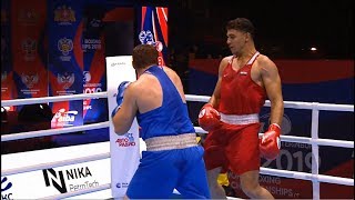 Round of 16 (+91kg)  REZK MOSTAFA Yousry (EGY) vs ABDULLAYEV Mahammad (AZE) /AIBA World 2019