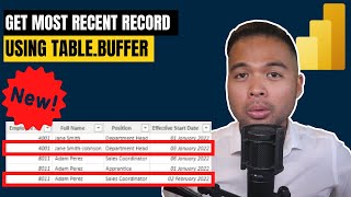 get most recent record from a list using only 2 steps // beginners guide to power bi in 2022