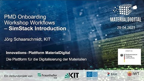 Workflow Onboarding  - SimStack Introduction - 29.04.2021