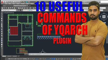 TEN BEST AND USEFUL COMMANDS OF YQARCH PLUGIN || YQARCH AUTOCAD TUTORIAL