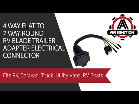 7 Way Blade To 4 Way Trailer Adapter