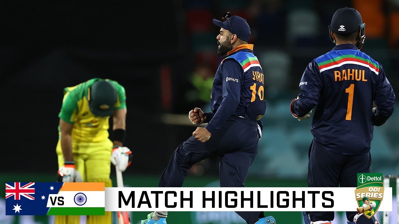India hold their nerve to win ODI epic in Canberra  Dettol ODI Series 2020