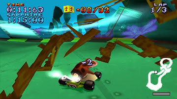 Crash Team Racing 100% Part 11 - Roo