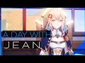 A day in the life of jean - 1 ||  Teyvat Historia Short || Genshin Impact Short ||