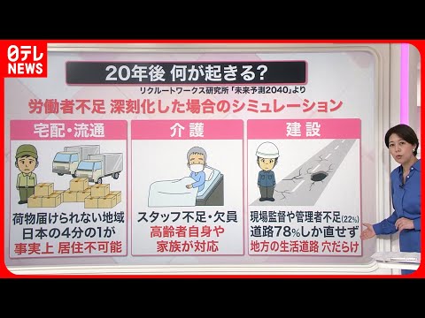 【解説】50年後に人口が“今の7割”まで減少か 外国人が1割へ『知りたいッ!』