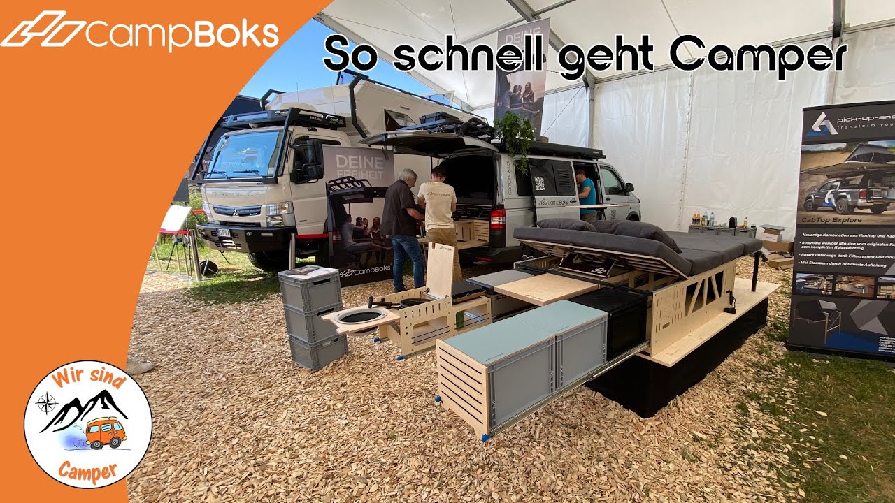 Mach dein Fahrzeug zum Camper mit der CampBoks