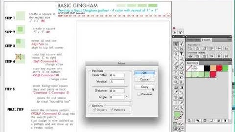 TEXTILE DESIGN VIDEO 3 BASIC GINGHAM