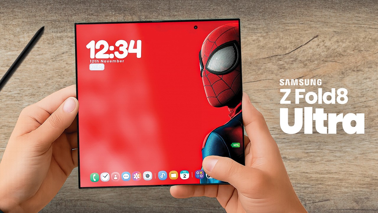 Render Galaxy Z Fold 8 Ultra voi 49 thay doi thiet ke duoc xac nhan
