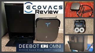Ecovacs Deebot X2 Omni Mopping Vacuum Review Demo & Maintenance Tips