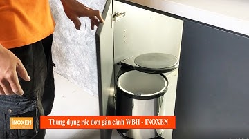 Thùng rác đơn cánh mở WBH - INOXEN