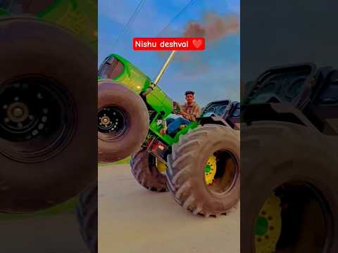 निशु भाई स्टैंड करते हुए#nishu #automobile #farming