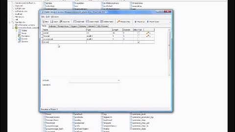Hot to create new table in Navicat 8