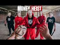 Money heist parkour vs zombies police escape  the beginning epic live action pov