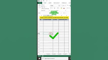 5000 Row me Border kaise Lagaye | #excel #tips #viral #trending #ytshorts #shorts #creatorrohit