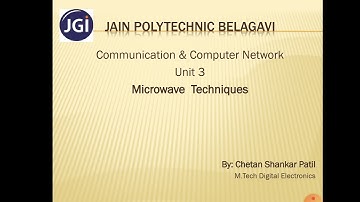 15EE43T Unit 3 Microwave Techniques