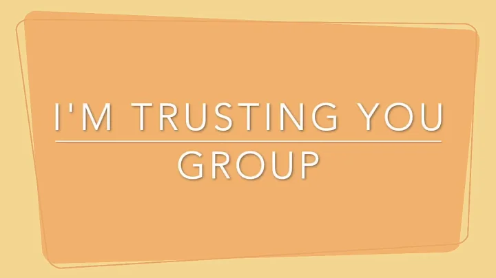 I'm Trusting You Lyrics - Armagh