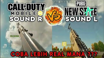 CODM VS PUBG NEW STATE GUN SOUND / Lebih Real Mana ?