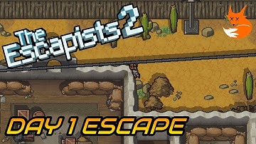 RATTLESNAKE SPRINGS DAY 1 ESCAPE (Zip It Up) | The Escapists 2 [Xbox One]