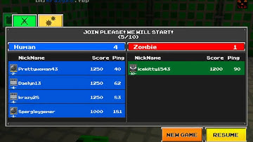 [Block Force - Pixel Style Gun Shooter Game] im a zombie