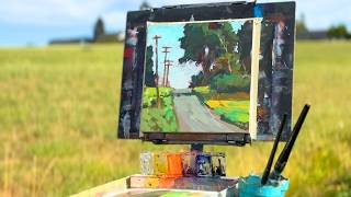 Why You MUST Step Back From Your Canvas While Painting | Plein Air Acrylics