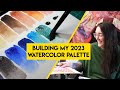Building a custom daniel smith watercolor palette