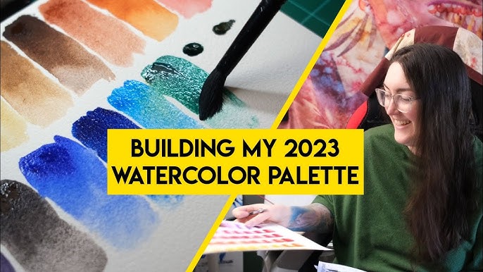 Watercolor Palette Swatching (Daniel Smith Primatek Set) 