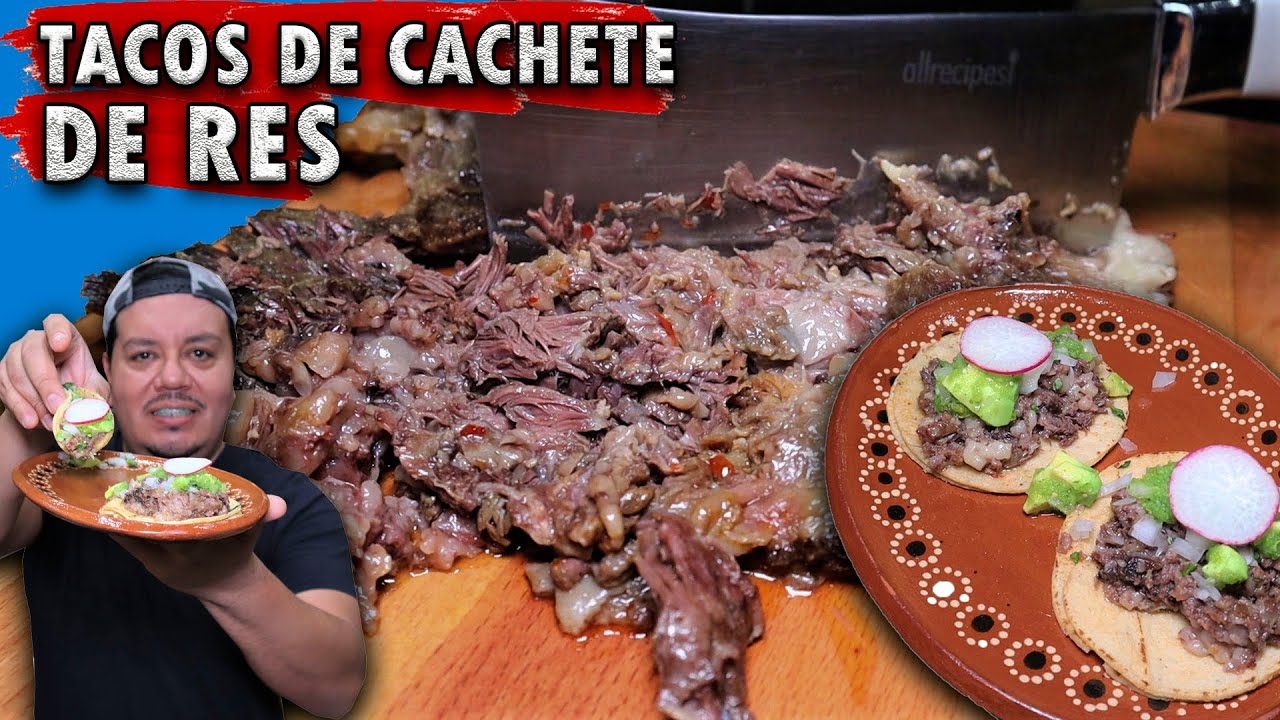 Tacos De Cachete De Res | Con Su Delicioso Consome - YouTube