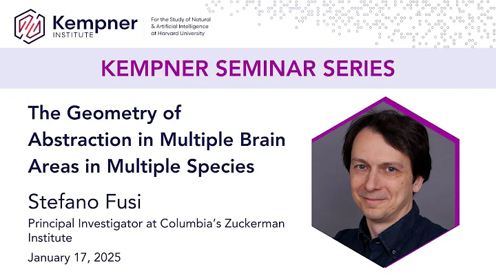 The Geometry of Abstraction in Multiple Brain Areas in Multiple Species with Stefano Fusi