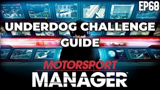Full Motorsport Manager - Underdog Challenge Guide - Season 7 Start - Ep 68 Guide