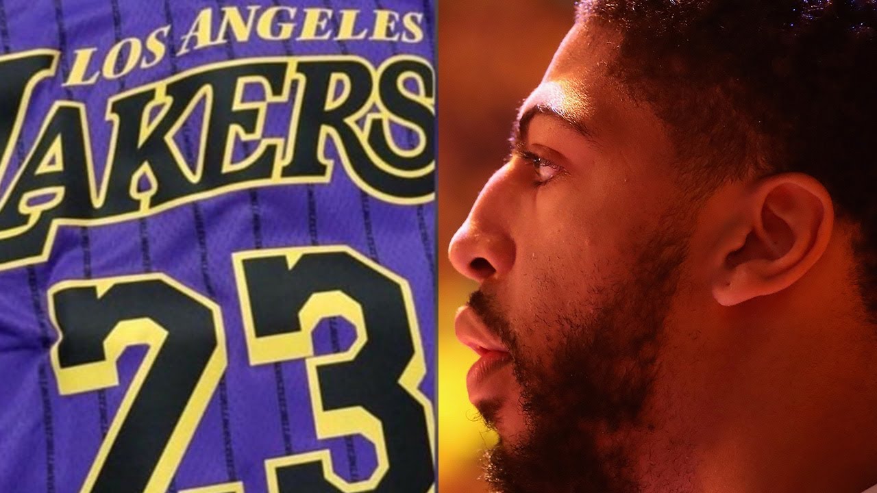 Lakers Leak City Edition Jerseys Anthony Davis Signing With Lakers Youtube