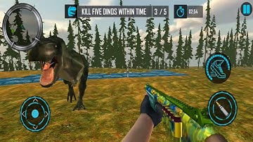Real Dino Hunter Fps Shooter Android ios Gameplay - Dinosaur game - iGames0803 part 12