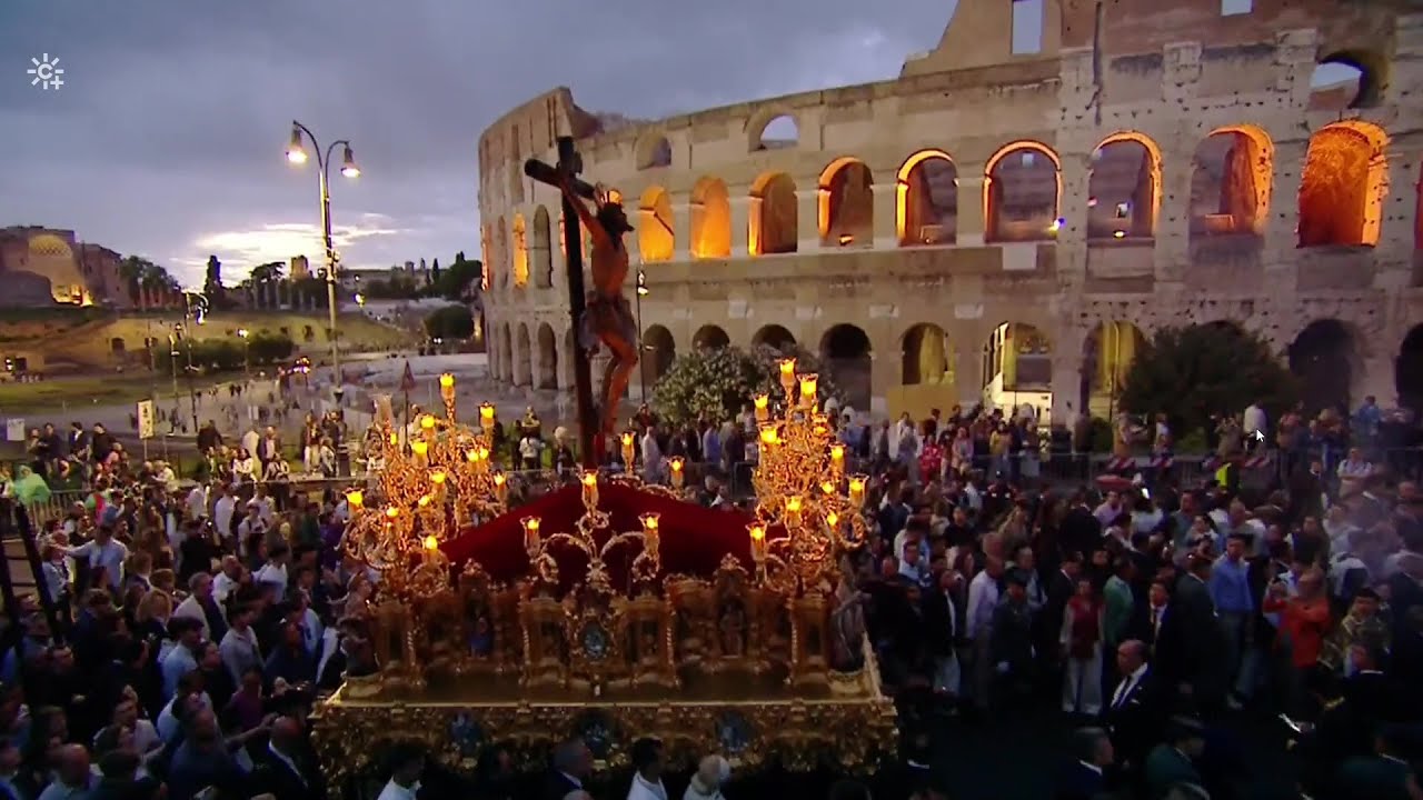 El Cachorro con Amarguras en el Coliseo de Roma, Procesión Jubileo 2025