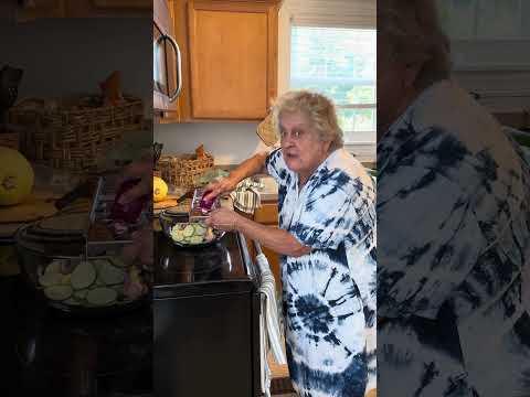 Granny cooked today! Who doesn’t love zucchini? #BadGranny #grannysoffherrocker