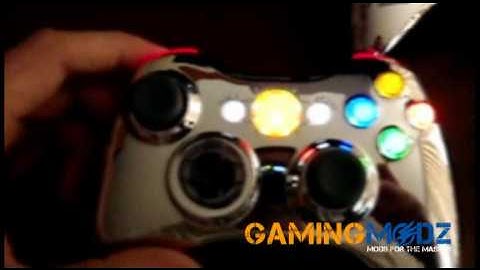 Xbox 360 Chrome Modded Controllers (GamingModz.com