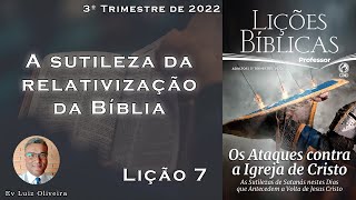 Lição 7 - Estudar é Preciso