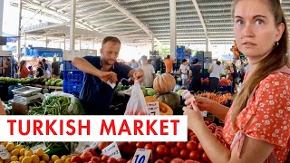 UNBELIEVABLY cheap Local Market in Antalya, Turkey