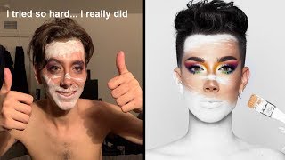 i followed a james charles tutorial and this happened......