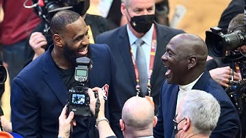LeBron & Michael Jordan Share Emotional Moment 🤝