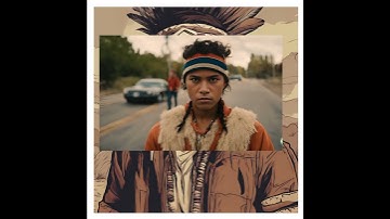 AI generated indigenous American vigilante trying to make a Casey Jones that was indigenous using AI