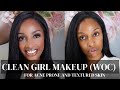 Are you frustrated with your skin? Do you have acne, craters, or discoloration? GRWM - Clean Girl