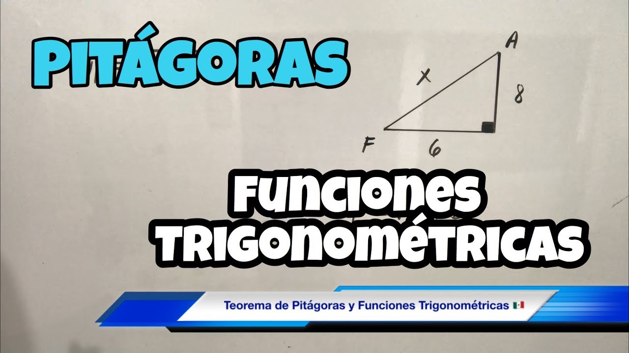 Teorema De Pitágoras Y Funciones Trigonométricas Bien Fácil Youtube