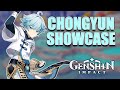 CHONGYUN SHOWCASE | Constellations, Talents & Gameplay | Genshin Impact CN OBT