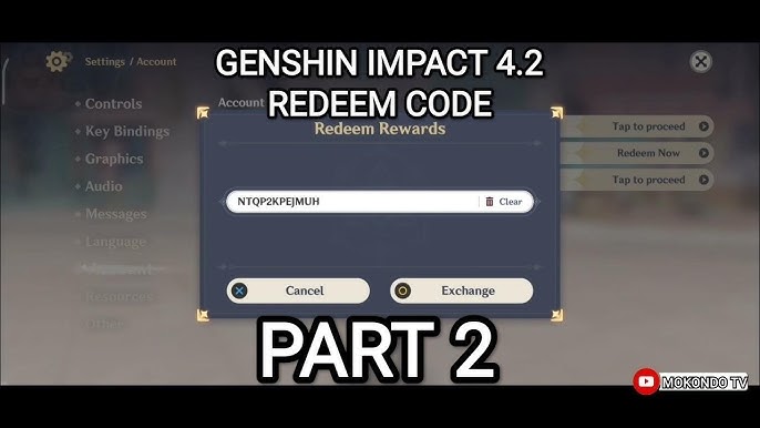 REDEEM CODES Of Version 4.2 AND OFFICIAL BANNER - Genshin Impact 