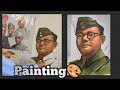 Portrait Of Subhash Chandra Bose The Bengal Tiger