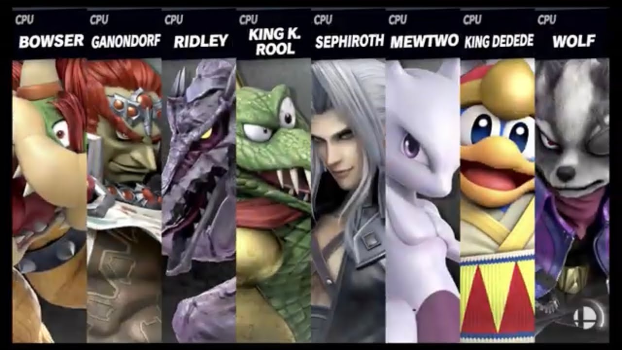 Super Smash Bros. Ultimate - Villain Elimination Tournament