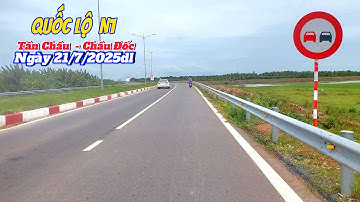 Quốc Lộ N1 đẹp nhất tỉnh An Giang. Cập nhật mới nhất đoạn liên kết vùng Tân Châu - Châu Đốc 