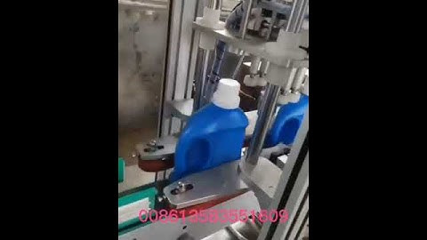 Detergent liquid soap bottle filling machine packaging equipment