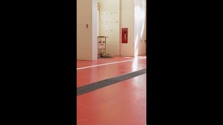This Floor Is Literally Bullet-Proof  Fire Station Floor Rebuild Pt. 7 #shorts