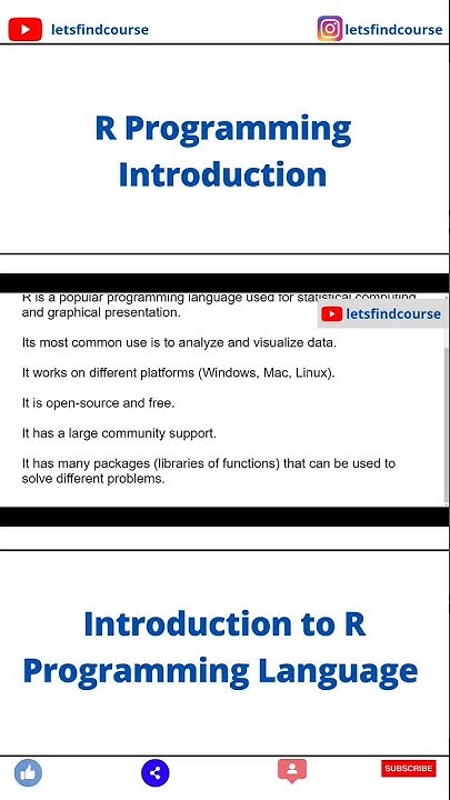 Introduction To R Programming Language | What Is R Programming Language ...